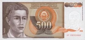 Jugoslawien / Yugoslavia P.109 500 Dinara 1991 (1) 