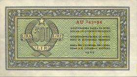 Jugoslawien / Yugoslavia P.R07 500 Lire 1945 (1) 