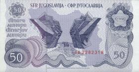 Jugoslawien / Yugoslavia P.101 50 Dinara 1990 (1) 
