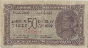 Jugoslawien / Yugoslavia P.052b 50 Dinara 1944 (3) 