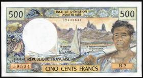 Neu Kaledonien / New Caledonia P.60e 500 Francs (1969-92) (1) 