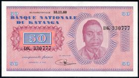 Katanga P.07a 50 Francs 1960 (1) 