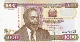 Kenia / Kenya P.45a 1000 Shillings 2003 