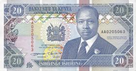 Kenia / Kenya P.31 20 Shillings 1993 (1) 