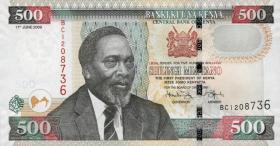 Kenia / Kenya P.50d 500 Shillings 2009 (1) 