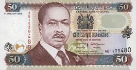 Kenia / Kenya P.36a1 50 Shillings 1996 (1) 