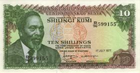 Kenia / Kenya P.12a 10 Shillings 1975 (1) 