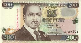 Kenia / Kenya P.38c 200 Shillings 1998 (1) 