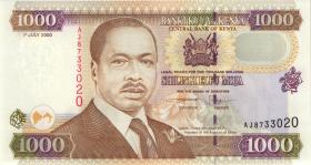 Kenia / Kenya P.40c 1000 Shillings 2000 (1) 