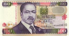 Kenia / Kenya P.37g 100 Shillings 2002 (1) 