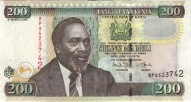 Kenia / Kenya P.49c 200 Shillings 2008 (1) 