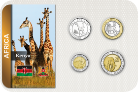 Kursmünzensatz Kenia 