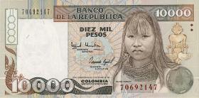 Kolumbien / Colombia P.437A 10000 Pesos 1994  (1) 