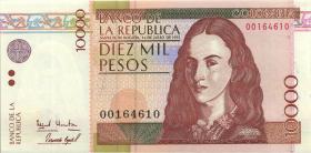Kolumbien / Colombia P.444 10.000 Pesos 1.7.1995 (1) 