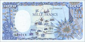 VR Kongo / Congo Republic P.10a 1000 Francs 1988 (1) 