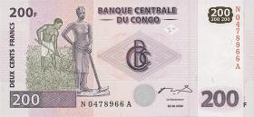 Kongo / Congo P.095 200 Francs 2000 (1) 