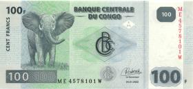 Kongo / Congo P.Neu 100 Francs 2022 (1) 