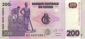 Kongo / Congo P.099b 200 Francs 2013 (1) 