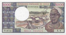 VR Kongo / Congo Republic P.03e 1000 Francs 1.1.1982 (1) 