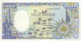 VR Kongo / Congo Republic P.10c 1000 Francs 1991 (1) 