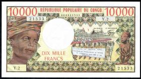 VR Kongo / Congo Republic P.05b 10.000 Francs (1983) (1) 