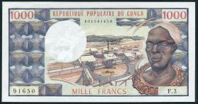 VR Kongo / Congo Republic P.03b 1000 Francs (1974-) (1) 