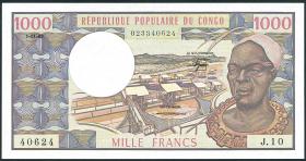 VR Kongo / Congo Republic P.03e 1000 Francs 1.1.1983 (1) 