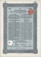 Konversionskasse für deutsche Auslandsschulden 20 Pfund Sterling 