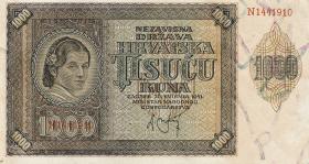 Kroatien / Croatia P.04 1000 Kuna 1941 (1) 