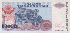 Kroatien Serb. Krajina / Croatia P.R28 10 Milliarden Dinara 1993 (1) 