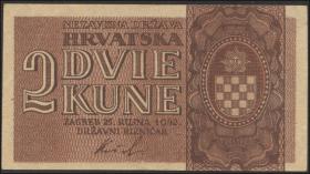 Kroatien / Croatia P.08a 2 Kune 1942 (2) 