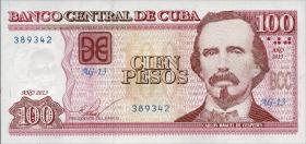 Kuba / Cuba P.129e 100 Pesos 2013 (1) 