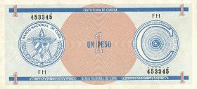 Kuba / Cuba P.FX11 1 Peso (1985) Exchange Certificate Serie C (1) 