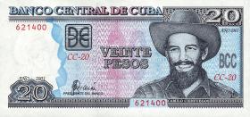 Kuba / Cuba P.118c 20 Pesos 2001 (1) 