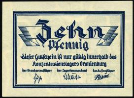 KZ Oranienburg 10 Pfennig (1933) Lagergeld (1) 