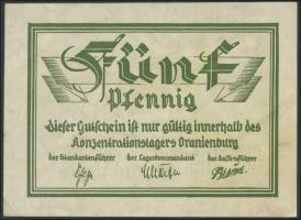 KZ Oranienburg 5 Pfennig (1933) Lagergeld (2) 