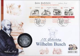 V-175 • Wilhelm Busch - 175. Geburtstag 