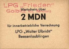 L.038.03 LPG Golbitz "Frieden" 2 MDN (1) 