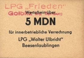 L.038.04 LPG Golbitz "Frieden" 5 MDN (1) 