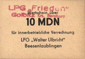 L.038.05 LPG Golbitz "Frieden" 10 MDN (1) 