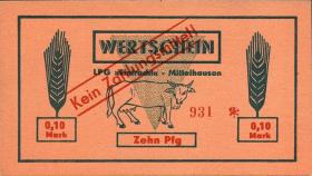 L.089.1 LPG Mittelhausen "Eintracht" 0,10 Mark (1) 