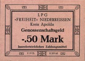 L.096.2 LPG Niederreißen "Freiheit" 0,50 Mark (1) 