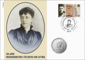 V-075 • Bertha von Suttner - Friedensnobelpreis 