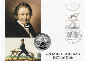 L-9165 • 200 Jahre Fahrrad - Karl Drais PP-Ausgabe 
