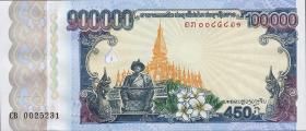 Laos P.40 100.000 Kip 2010 Gedenkbanknote (1) 