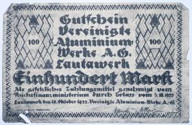 Lautawerk 100 Mark 1922 (4) 