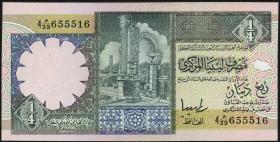 Libyen / Libya P.57c 1/4 Dinar (ca.1991) (1) 