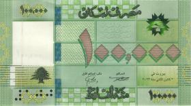 Libanon / Lebanon P.095f 100.000 Livres 2023 (1) 
