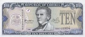 Liberia P.22 10 Dollars 1999 (1) 