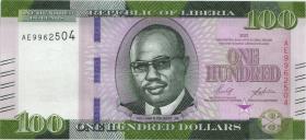 Liberia P.Neu 100 Dollars 2021 (1) 